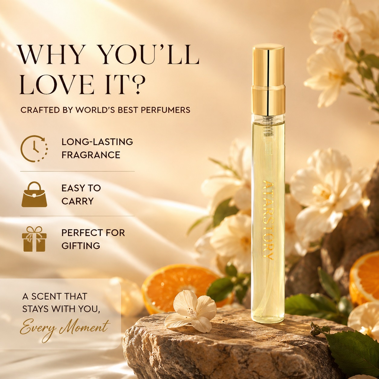 Divine Eau de Perfume for Men & Women Long Lasting Scent Perfect Gifting